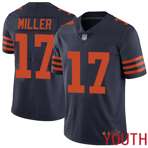 Chicago Bears Limited Navy Blue Youth Anthony Miller Jersey NFL Football 17 Rush Vapor Untouchable